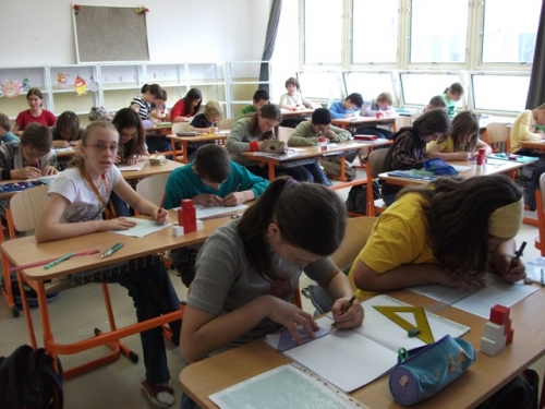Hodina matematiky v 5. B