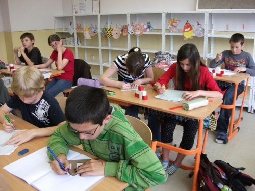 Hodina matematiky v 5. B